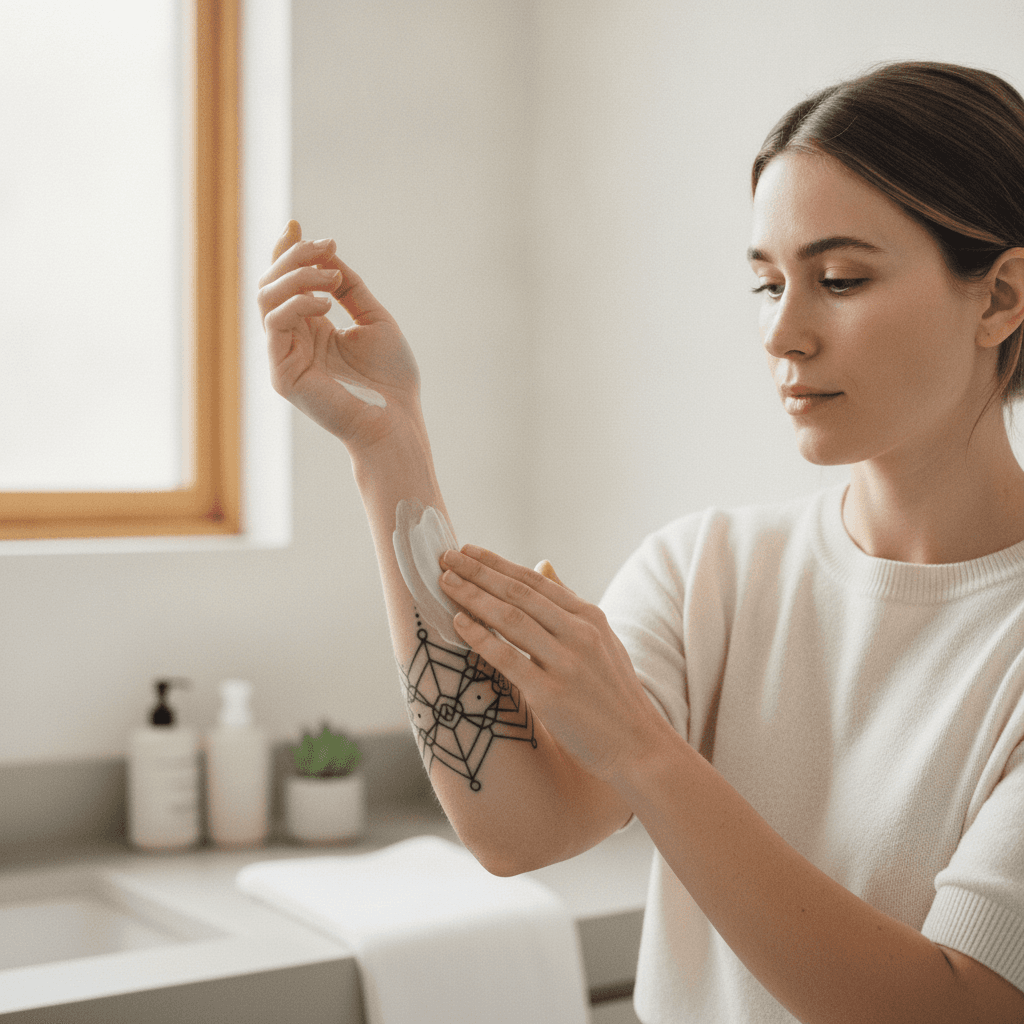 When to Switch From Ointment to Lotion on a New Tattoo