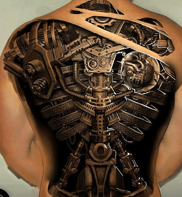 Realistic Owl Full Back tattoo  Best Tattoo Ideas Gallery